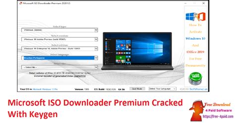 Microsoft ISO Downloader Premium 2023 V2.4 With Crack Download 